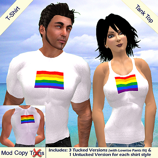 Rainbow Flag T-Shirt & Tank Top