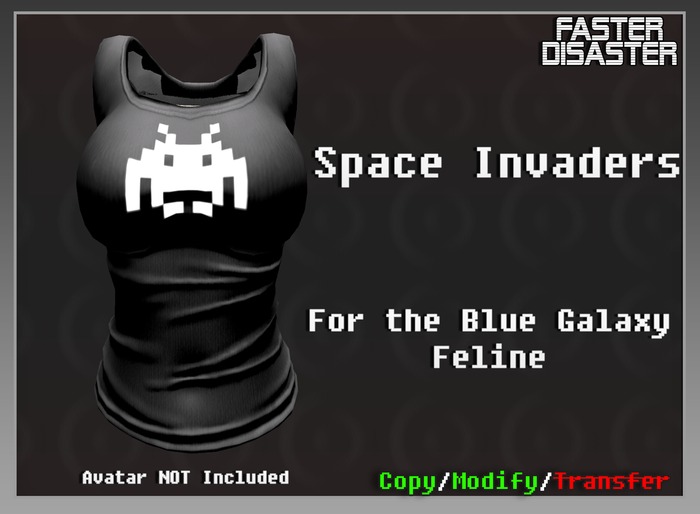 [FD] Space Invader BG Tanktop