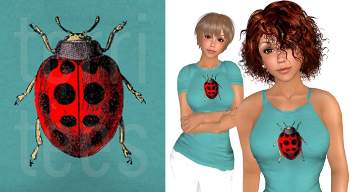 terri.tees ladybug tee & tank
