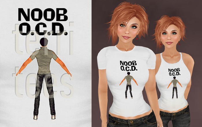 terri.tees noob o.c.d. tee & tank