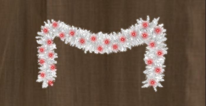 Peppermint garland