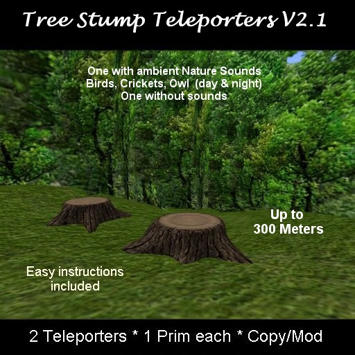 Tree Stump Teleporters V2.1