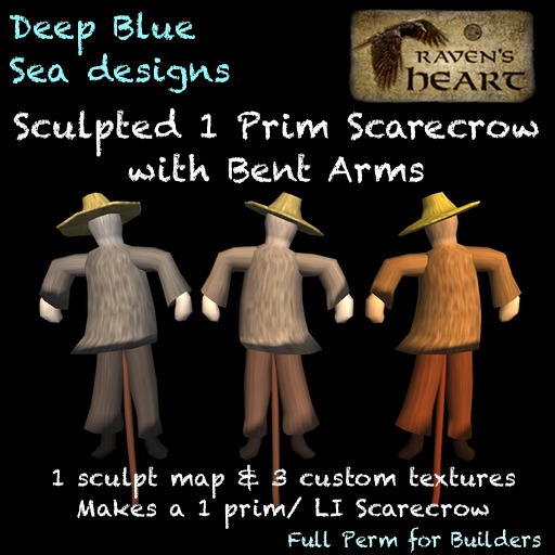 *RH* & DBS Scarecrow bent arms (crated)