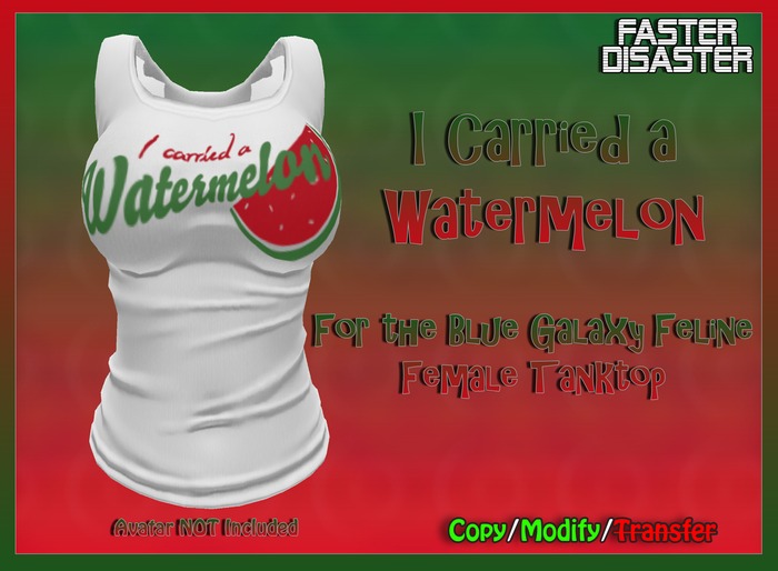 [FD] Watermelon BG Tanktop