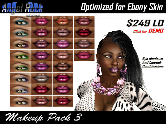 Angel Rock makeups pack 3