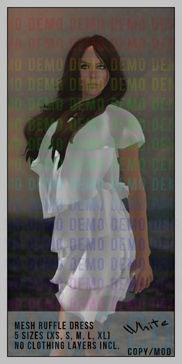 ABD :: Mesh Womens Ruffle Dress :: Demo