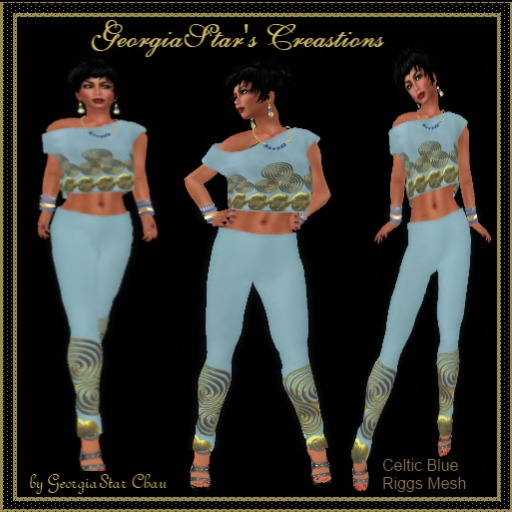 GSC Celtic Blue Riggs Mesh Set