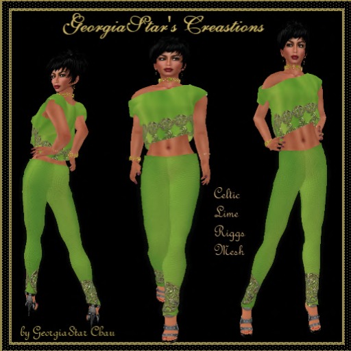 GSC Celtic Lime Riggs Mesh Set