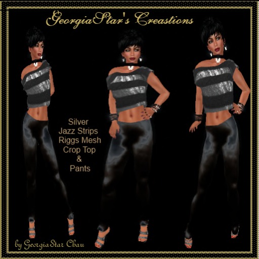 GSC Jazz Silver Strip Riggs Mesh Set