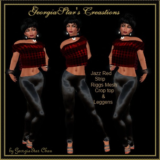GSC Jazz Red Strip Riggs Mesh Set