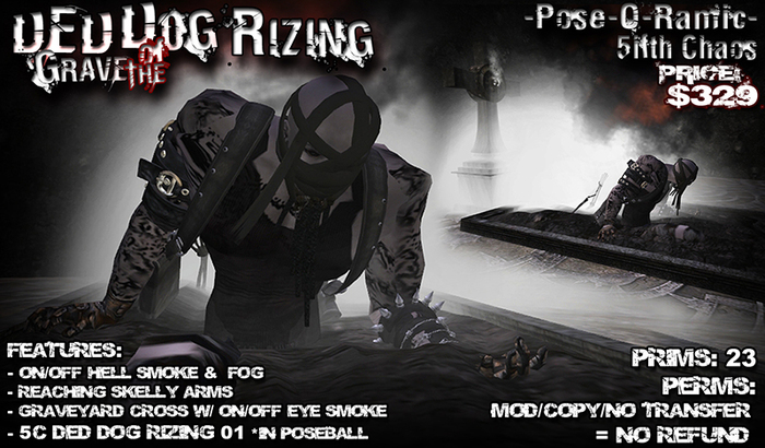 5ifth Chaos - "DED Dog Rizing" - Pose-O-Ramic (BOXED)