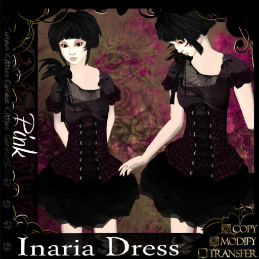 =^.^= Curious Kitties - Inaria Dress - Pink