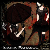 =^.^= Curious Kitties - Inaria Parasol - Red