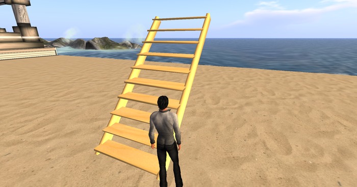 Ardo's 10-Step Stairs - 1 Prim - Plain