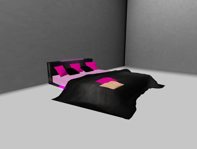 bed pink full perm no animation