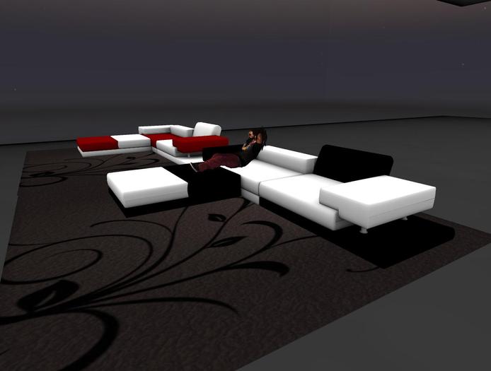 sofa black and white wit animation