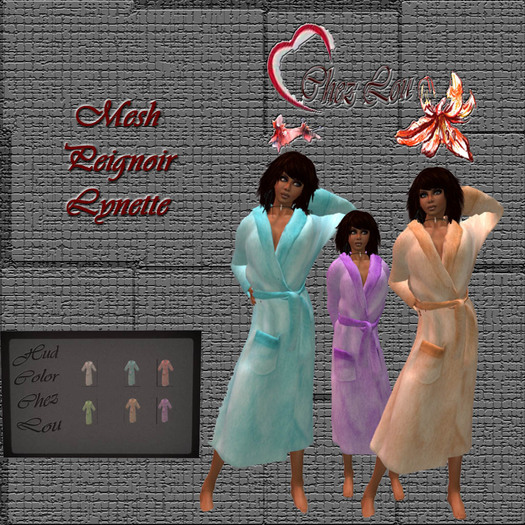 "New !! Mesh Peignoir Lynette Hud Color "