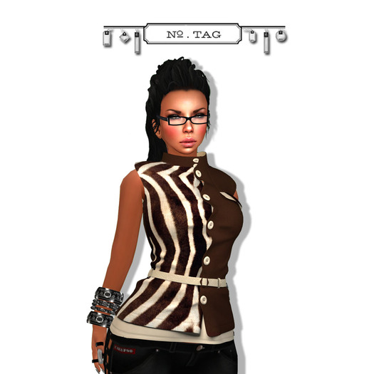 No.Tag - Zebra Vest {mesh}
