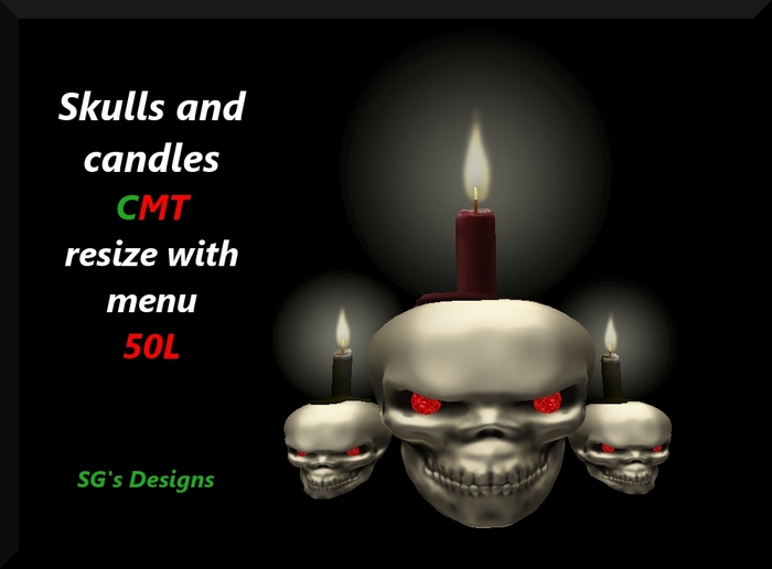 Skulls and candles