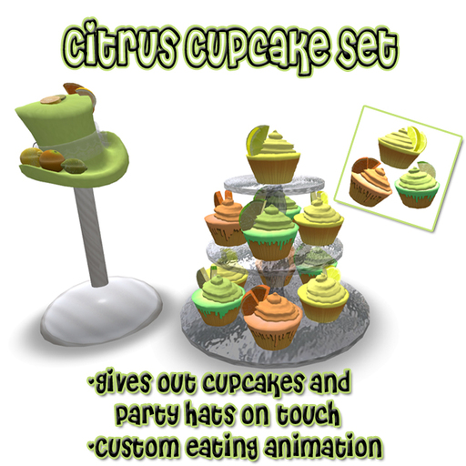 ~ Eat Me ~ Citrus Cupcake ~ set