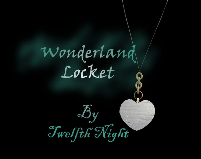 Wonderland Heart Locket