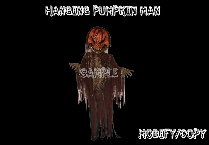 Hanging Pumpkin Man (Flexi)