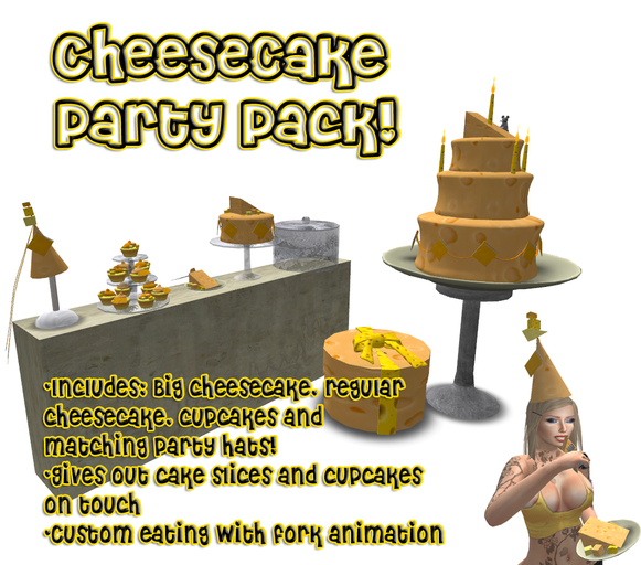 ~ Eat Me ~ CheeseCake Party Pack- Cheese cake set