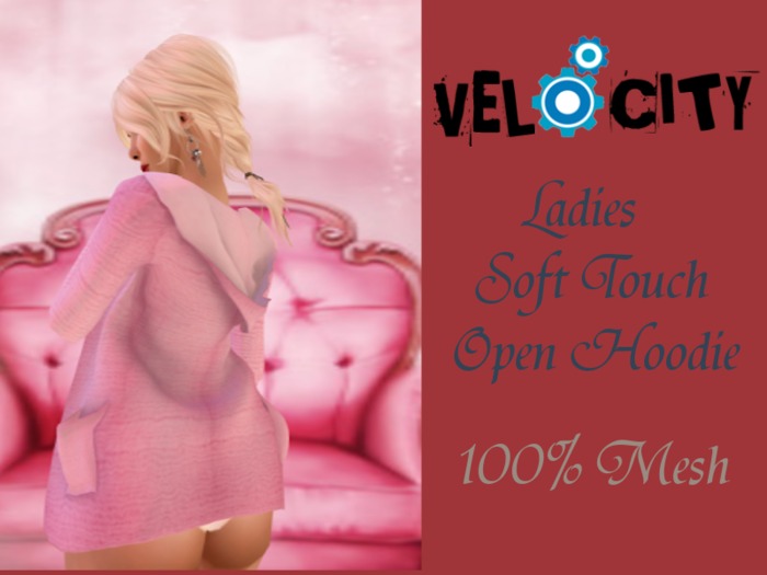 VELOCITY Pink OpenSweater
