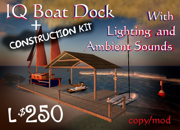 Boat Dock Builders Kit -  Complete w/ audio effects / lighting + more - 50% OFF