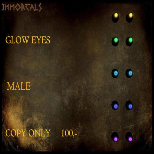 IMMORTALS GLOW EYES MALE