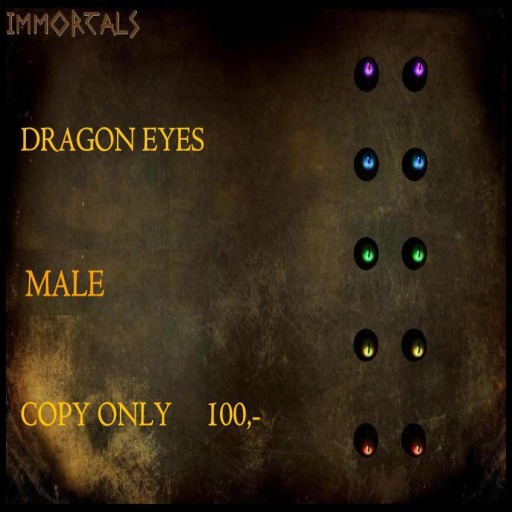 IMMORTALS DRAGON EYES MALE