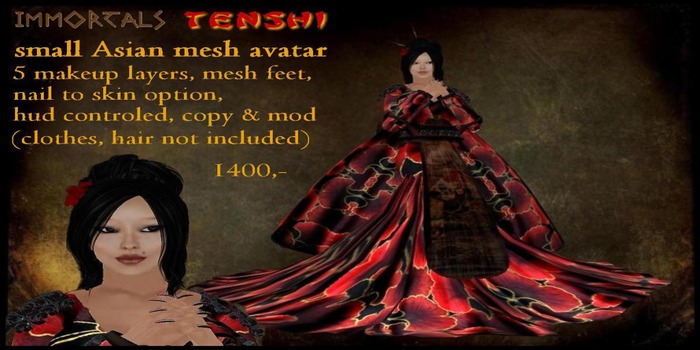 IMMORTALS TENSHI ASIAN AVATAR