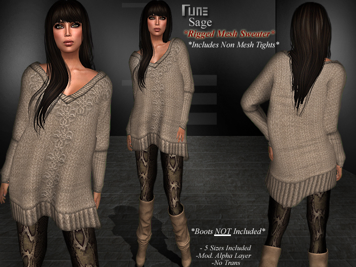 DE Designs - Rune - Sage - Tan *Mesh*