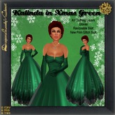 Kalinda in Xmas Green 
