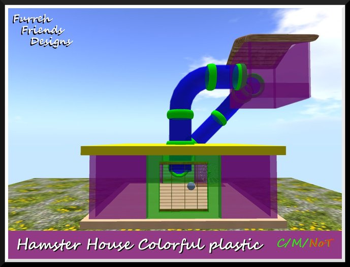 FFD - Hamster House colorful plastik