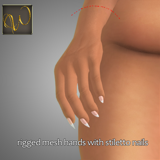 Rigged Mesh Hands full perm (claws) - READ DETAILS!!!
