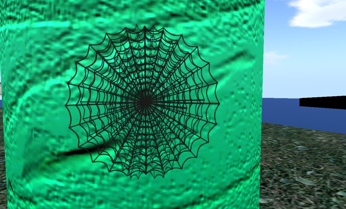 $10L HALLOWEEN Modifiable Spiders Web Sculpted Only 1 Prim & 16 Faces MY FF634