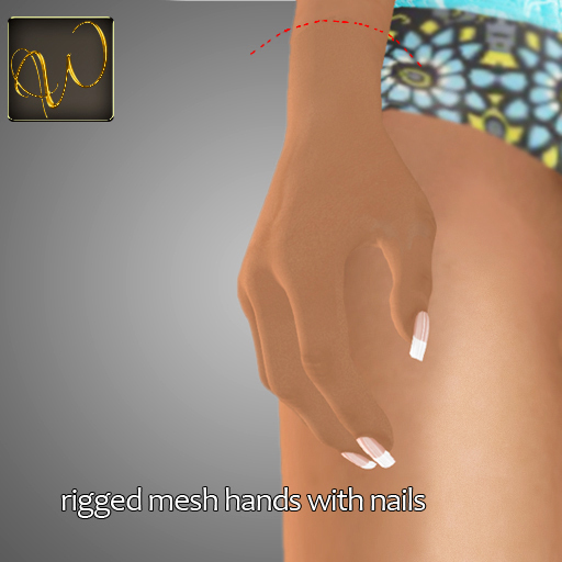 Rigged Mesh Hands full perm -READ DETAILS!!!