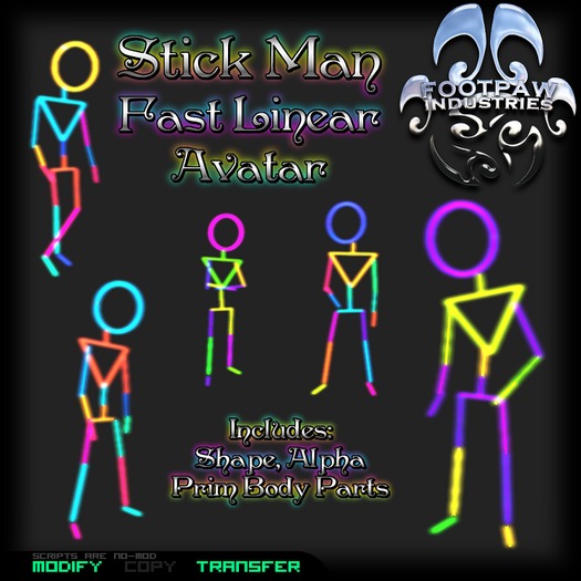 [FPI] Stick Man Fast Linear Rave Avatar