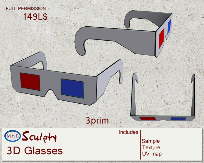 *~M`n B~* 3D Glasses 