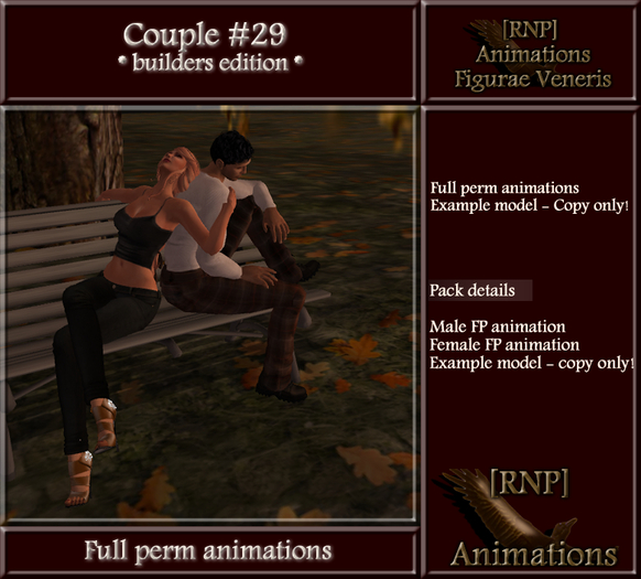[RNP] Couple #29_Full Perm Couple Animation_Bench
