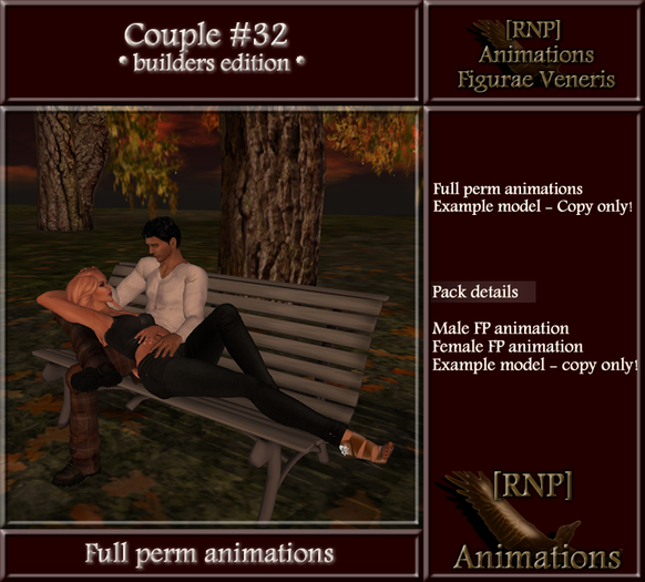 [RNP] Couple #32_Full Perm Couple Animation_Bench