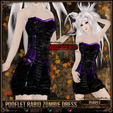 [Mesh] =^.^= Curious Kitties - [Limited Edition] Pooflet Rabid Zombie Dress - Purple