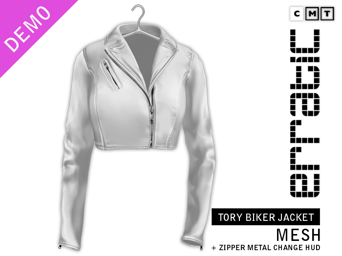 erratic / tory - cropped biker jacket / DEMO