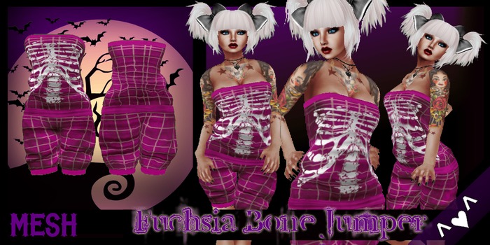 ^v^DRBC^v^Fuchsia Bone Jumper