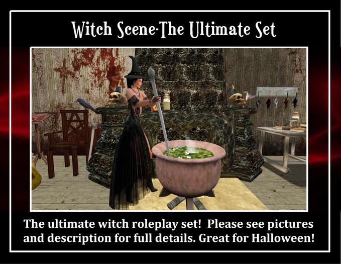 WITCH SCENE-THE ULTIMATE SET ***Sale For Halloween***