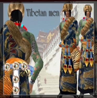 Tibetan man Costume 