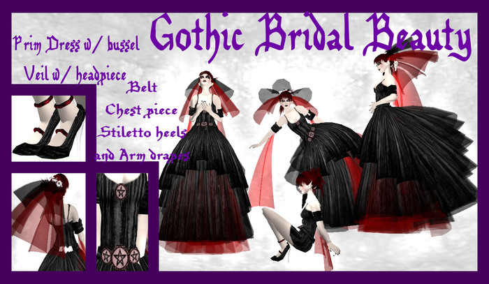 @~VooDoo Rose~@ Gothic Bridal Beauty