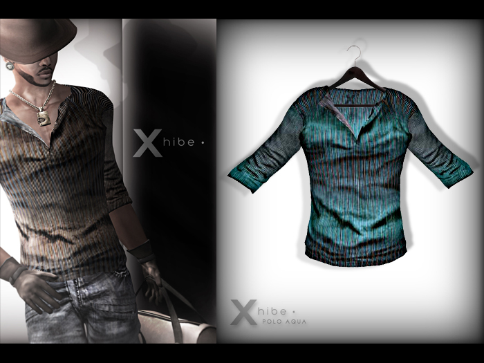 X . h i b e - Mesh - POLO AQUA . 