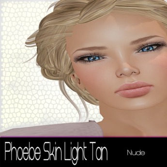 Second Life Marketplace - [BLUSH] Phoebe Skin Light tan - Nude